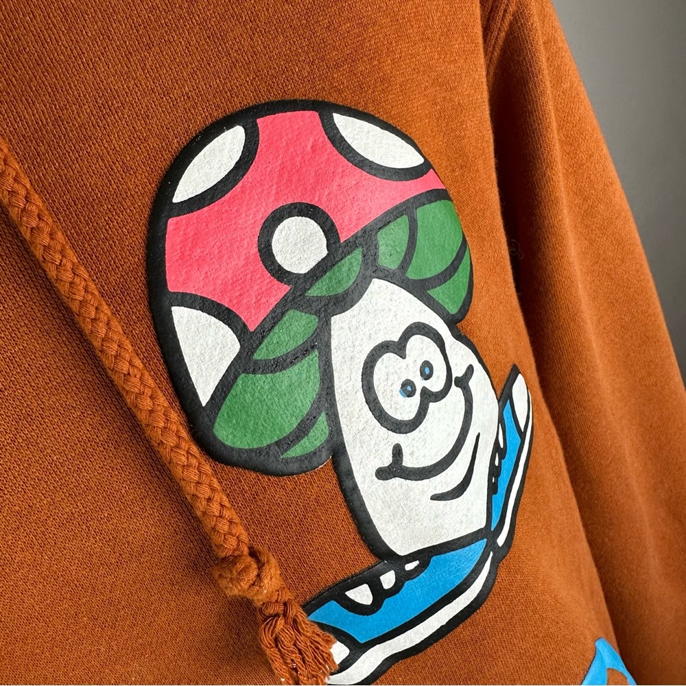 Alpha Collective Los Angeles “Burning Love” Whimsical Graphic Hoodie - Picture 2 of 7